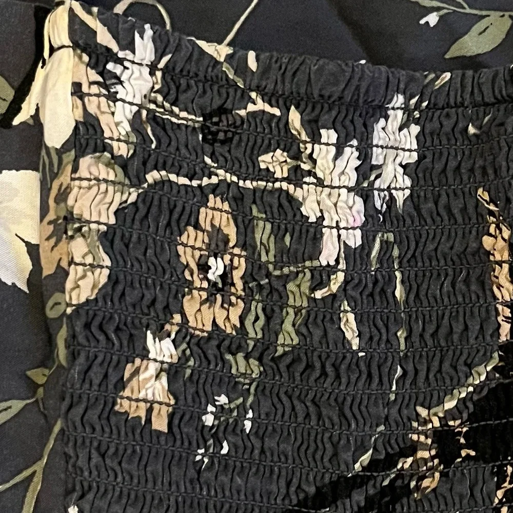 OLD NAVY Dark Grey Floral Summer Dress - Picture 2 of 4
